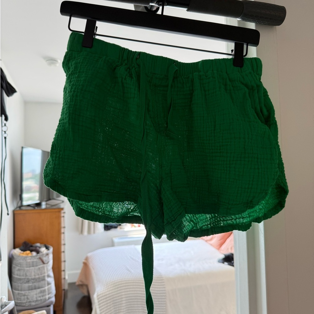 Green Women's Shorts